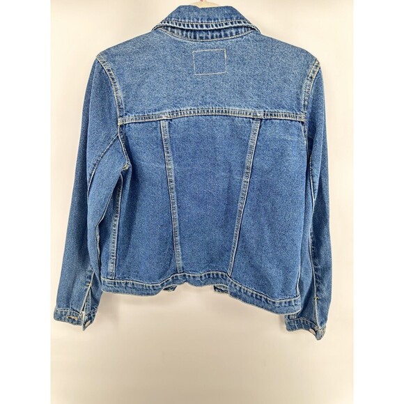 Levi Strauss Co. Girls Youth Denim Jacket Large 13-15 Yrs Blue Cotton XL Unisex - Picture 3 of 3